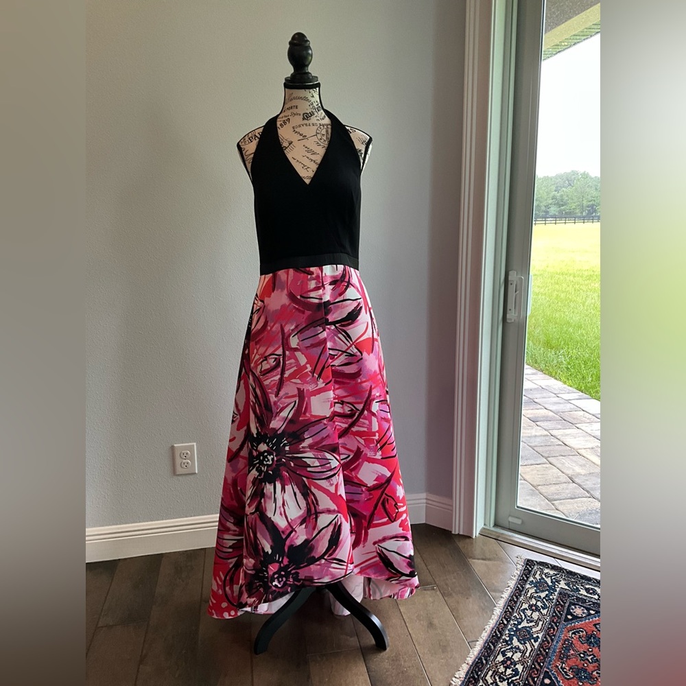 Aidan Mattox graffiti Dress